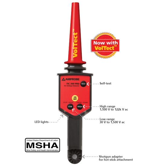 TestEquity: Amprobe TIC 300 PRO/KIT High-Voltage Detector Combo